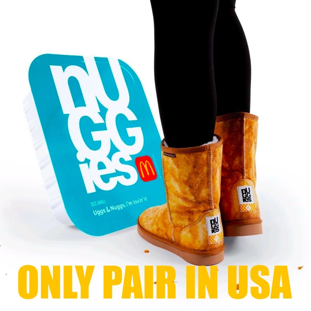 McDonald's LIMITED EDITION Nuggies Ugg Boots RARE Only pair in USA  small